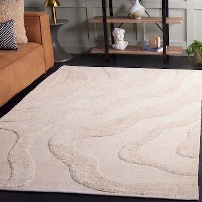 SAFAVIEH Hand-Woven Easy Care Cate Modern & Contemporary Cotton Rug