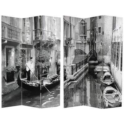 Canvas Venice Canal Double-sided Room Divider (China)