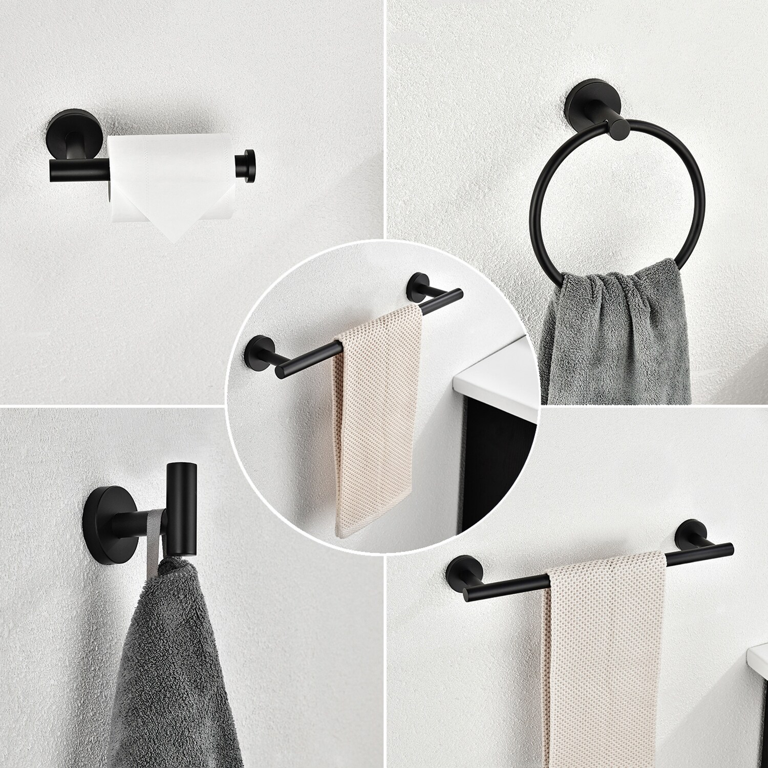 Towel rings and hooks hot sale