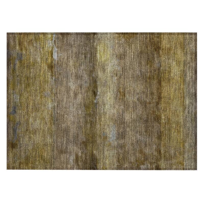 Machine Washable Indoor/ Outdoor Contemporary Ombre Chantille Rug
