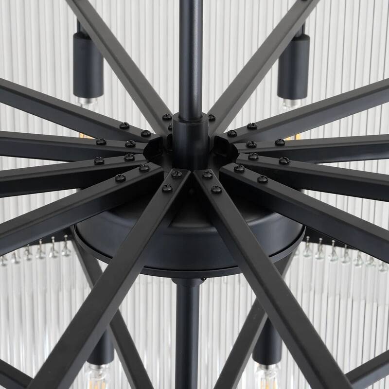 KAYLA 77"H Seven-LayerStriped Column StairLight