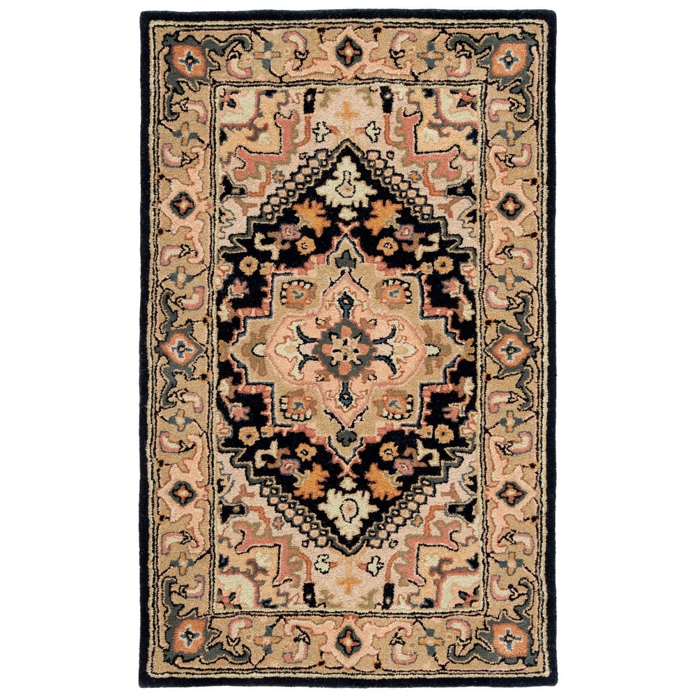 SAFAVIEH Handmade Heritage Carrol Traditional Oriental Wool Rug