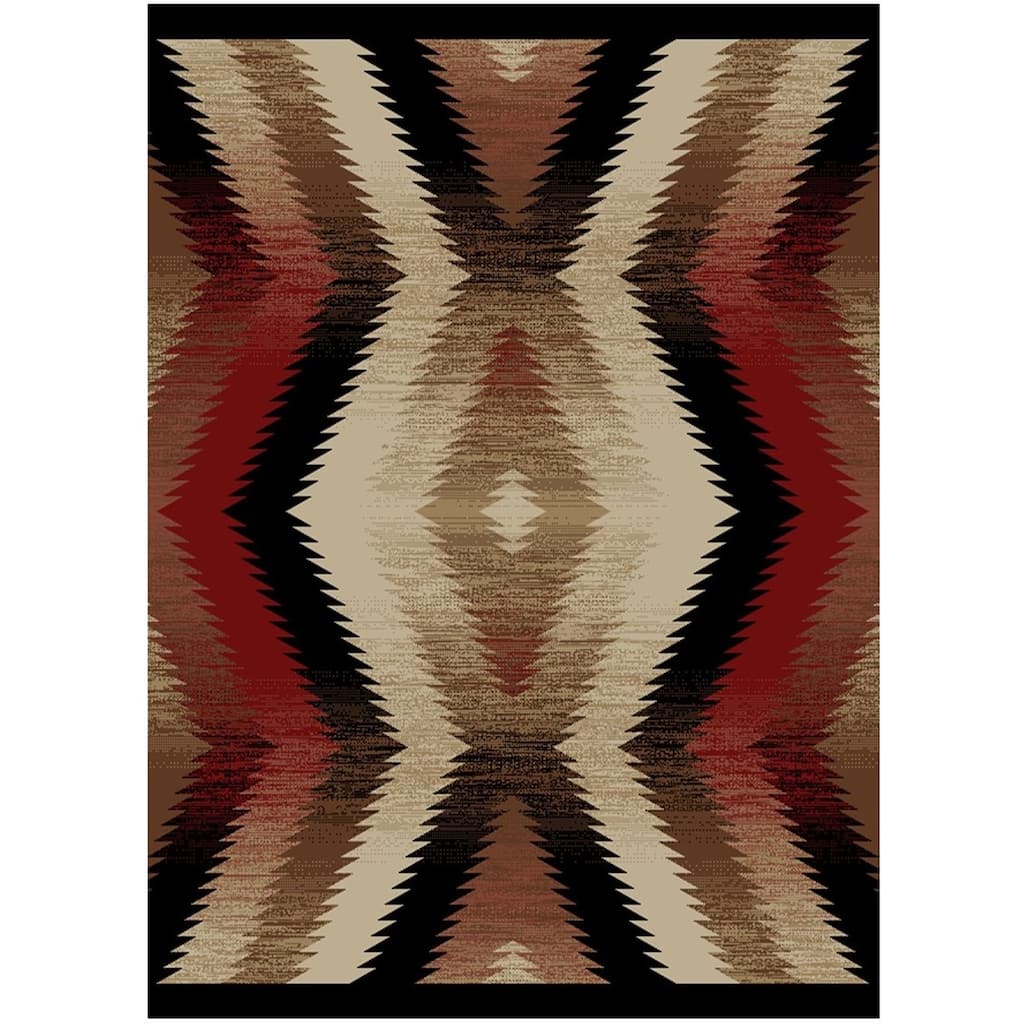 Hearthside Desert Night Multi Lodge Area Rug