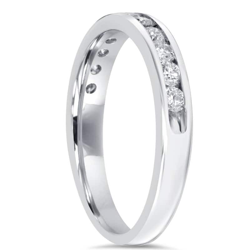 1/2CT Diamond Wedding Ring White Gold