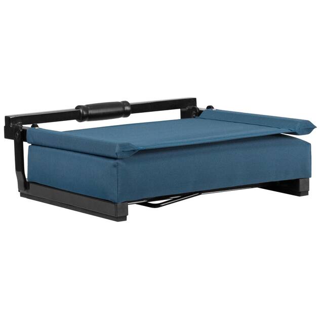 2 Pack 500 lb. Rated Lightweight Stadium Chair-Handle-Padded Seat