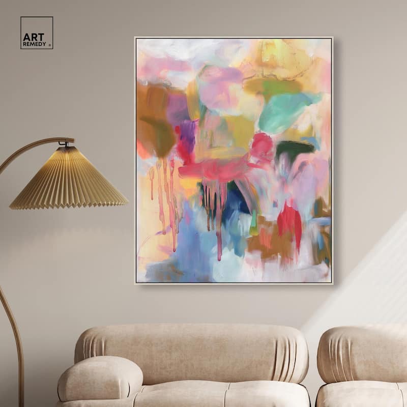Art with Bold Colors Canvas by Art Remedy