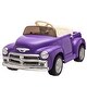 preview thumbnail 81 of 98, Kids 12V Chevrolet 3100 Ride-On Truck with Bluetooth Connectivity, USB Port, and Speed Control for Ages 3+ Purple