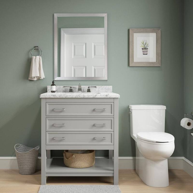 Design Element Affinity 31" Single Sink Vanity - Grey