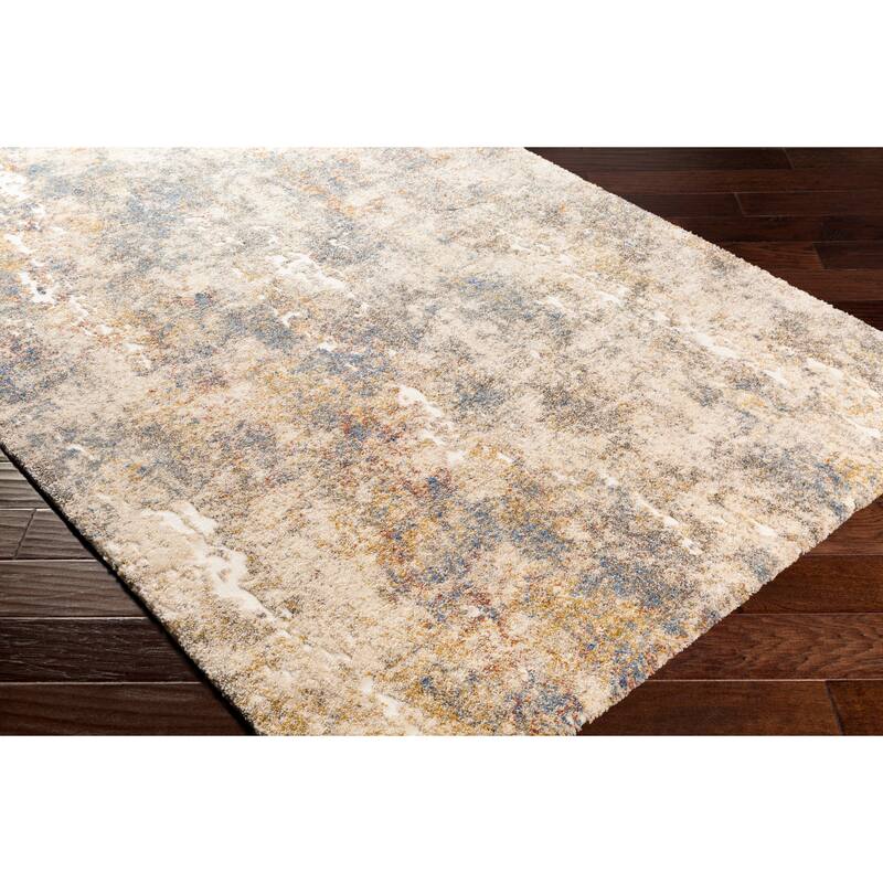 Livabliss Lari Plush Abstract Area Rug