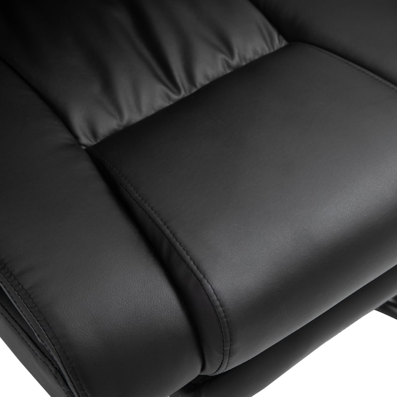 Vinsetto Office Desk Chair Recliner, Height Adjustable Movable Lumbar Support with 6-Point Vibrating Massage
