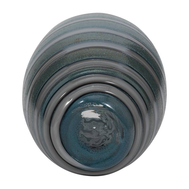 Glass Decorative Tray Marbled Swirl Pattern Modern Design Home Office