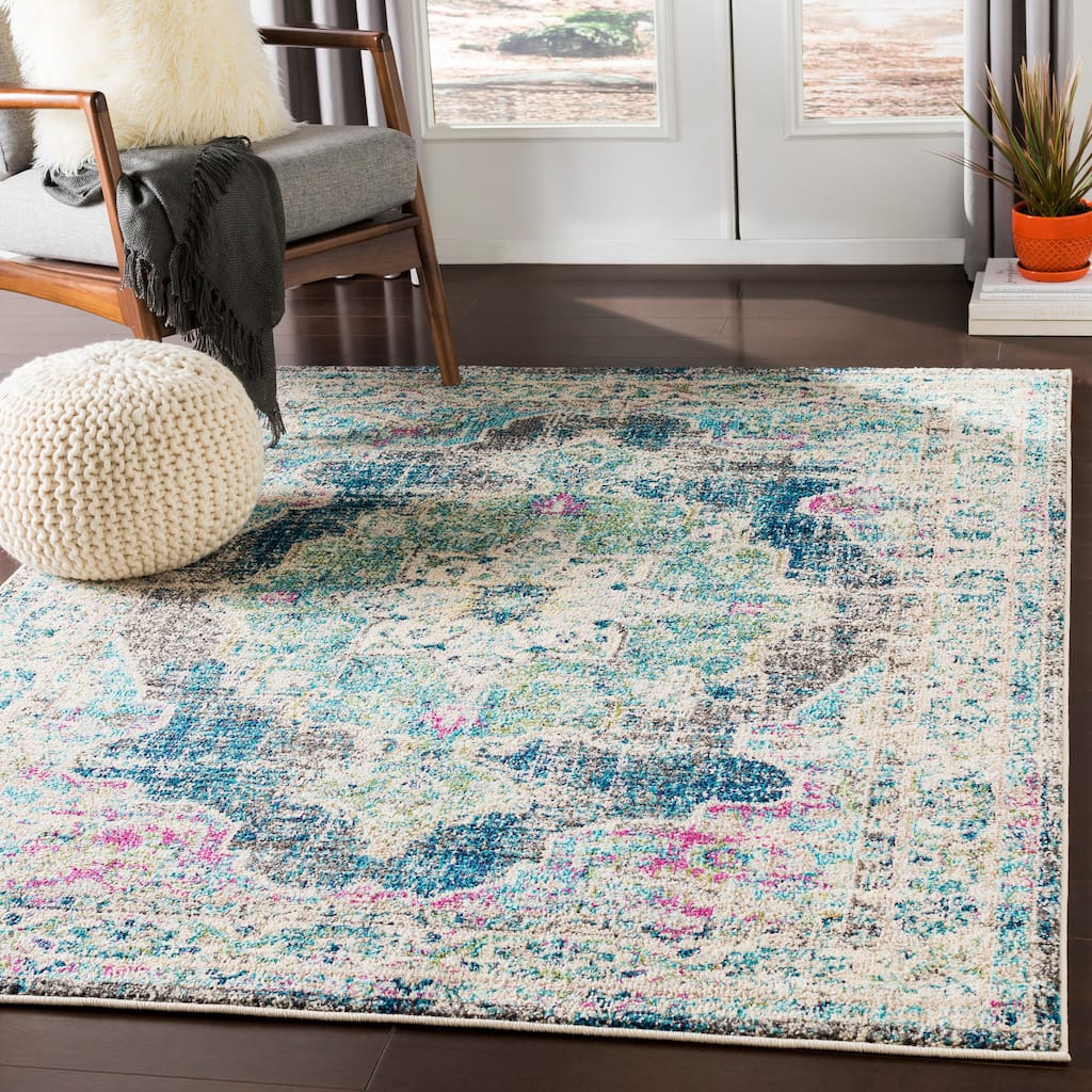 Artistic Weavers Mirvet Vintage Distressed Medallion Area Rug