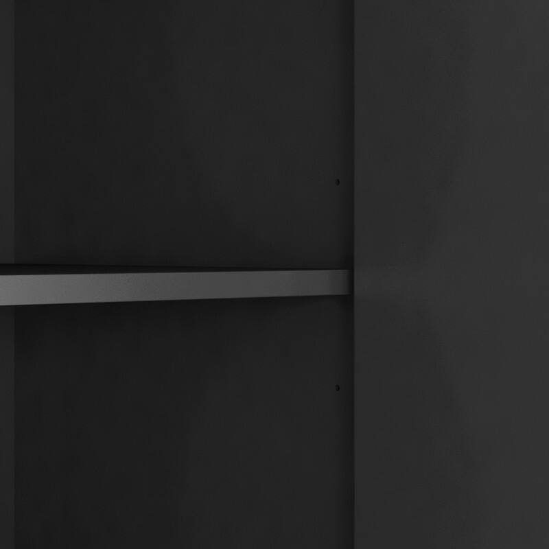 56.69''W Modern Cabinet with Storage and Adjustable Shelves