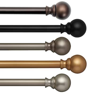 Elrene Cordelia Adjustable Window Curtain Rod