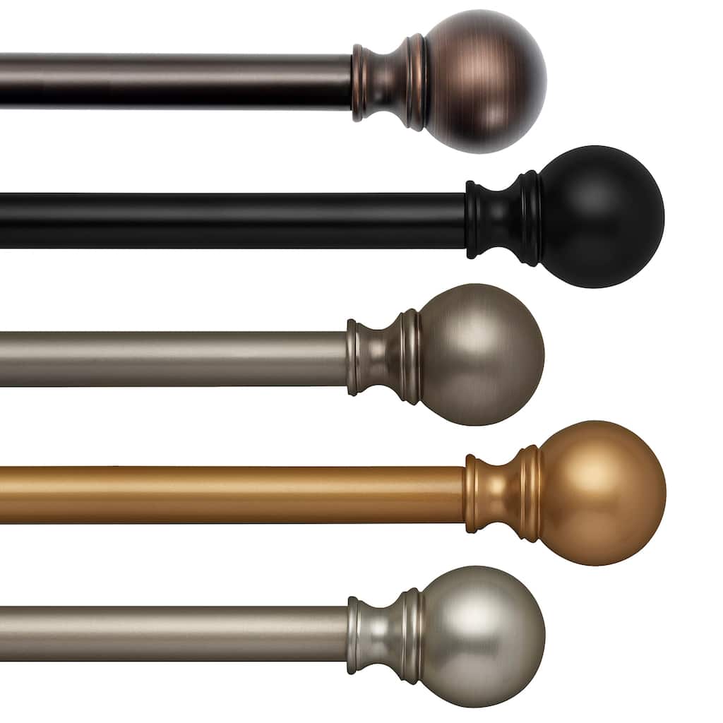 Elrene Cordelia Adjustable Window Curtain Rod