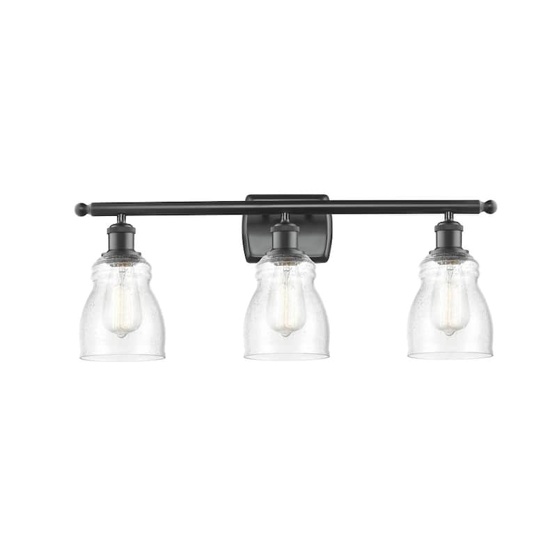 Innovations Lighting Ellery 3 Light 26" Wide Bathroom Vanity Light - Matte Black / Seedy