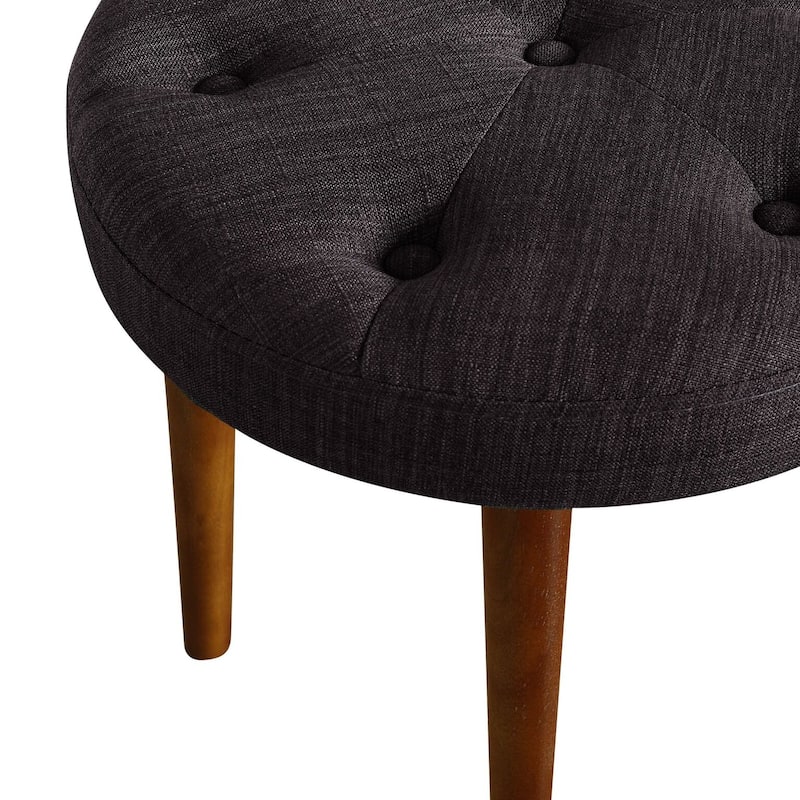 Elle Decor Penelope Round Tuft Stool