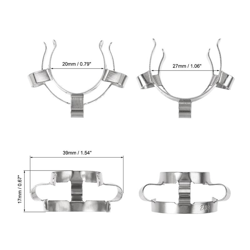 Joint Clip Lab Clamp for Glass Taper Joint Laboratory Tool 3Pcs