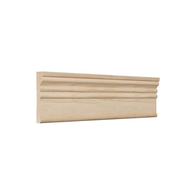 MRB3:11/16-in D x 3-1/4-in W x 96-in L Americraft Solid Hardwood Stain Grade Howe Casing Moulding