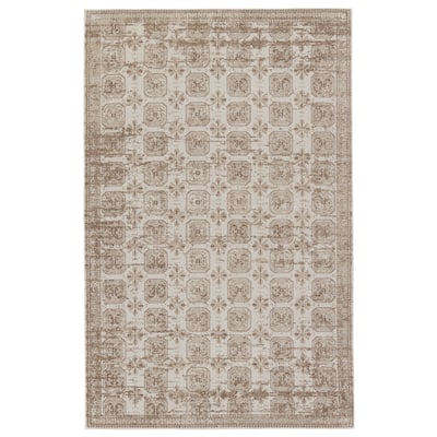 Milea Machine Washable Trellis Area Rug