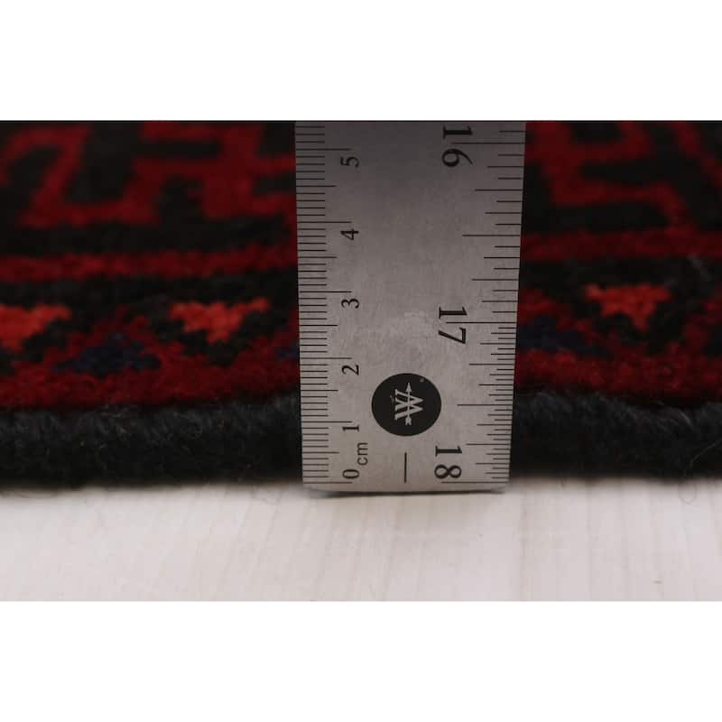 ECARPETGALLERY Hand-knotted Melis Vintage Red Wool Rug - 5'2 x 8'4