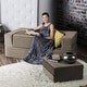 preview thumbnail 47 of 114, Jaxx Zipline Convertible Queen-size Sleeper Loveseat and Ottoman Set