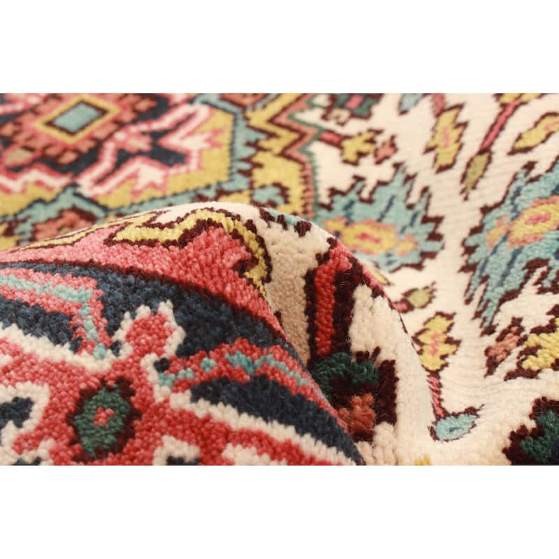 ECARPETGALLERY Hand-knotted Serapi Heritage Cream Wool Rug - 2'6 x 5'9