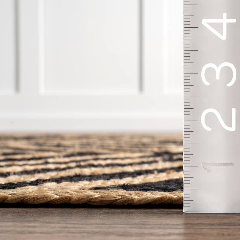 Dogwood Tiled Jute Area Rug