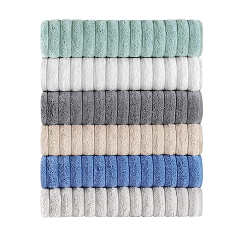 Classic Turkish Towels Plush Ribbed Cotton Luxurious Bath Sheet Towels (Set of 3) 40x65 inches
