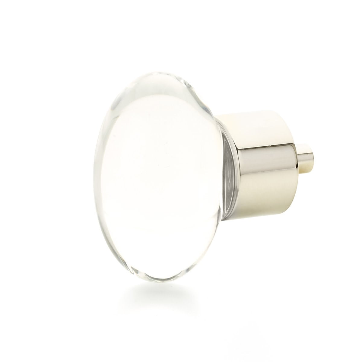 Schaub and Company City Lights 1-3/4" Oval Glass Egg Cabinet Knob with