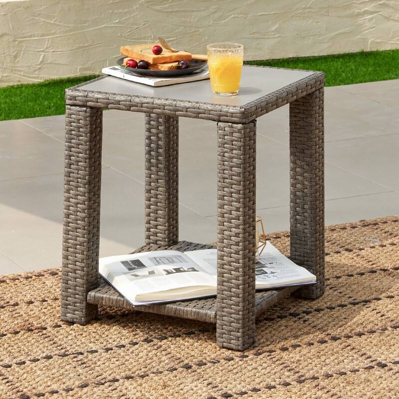 Oakley Outdoor Wicker Patio Furniture Swivel Chair