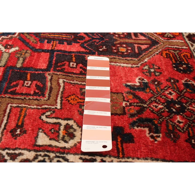 ECARPETGALLERY Hand-knotted Anadol Red Wool Rug - 3'7 x 13'0