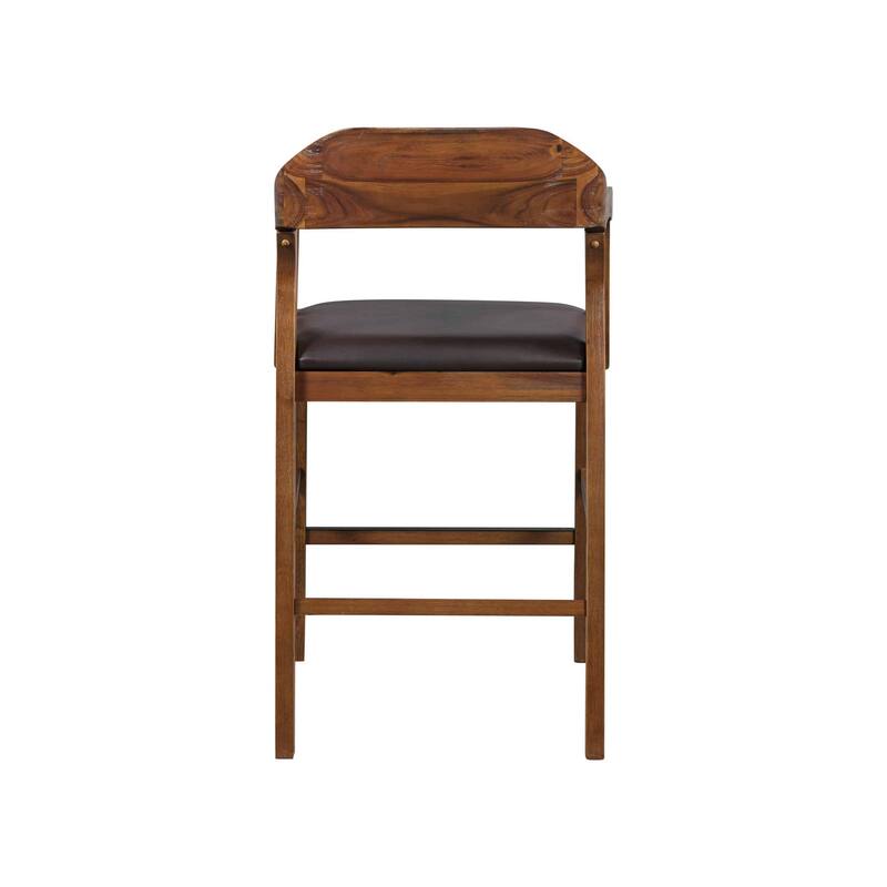 Rasmus Wood Counter or Bar Stool