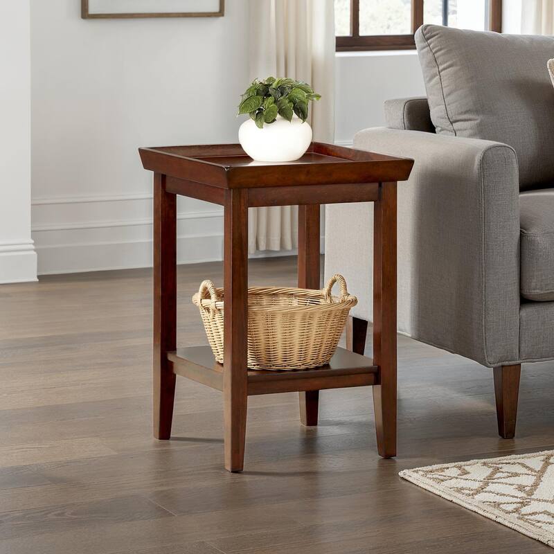 Convenience Concepts Ledgewood End Table with Shelf