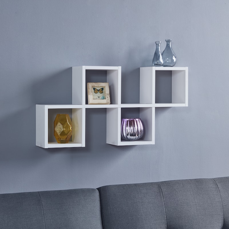 Danya B. Cubby Chessboard Wall Shelf - Horizontal or Vertical
