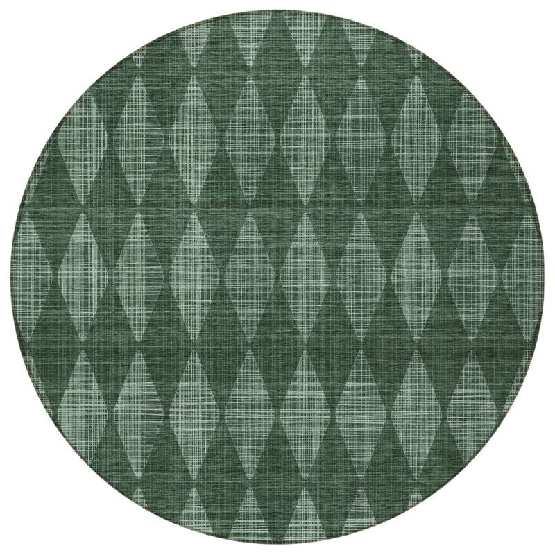 HomeRoots Geometric Transitional Rectangle Outdoor Rug