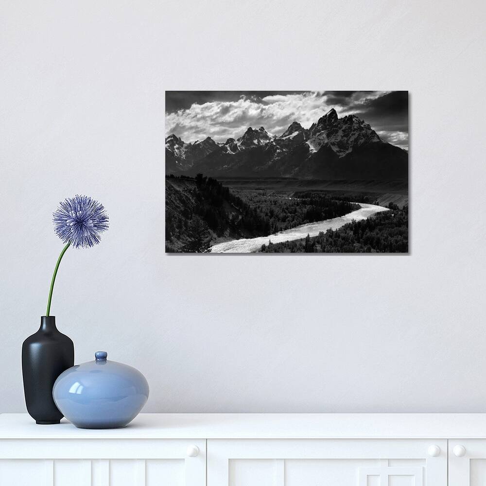 iCanvas "Grand Teton II" by Ansel Adams Canvas Print