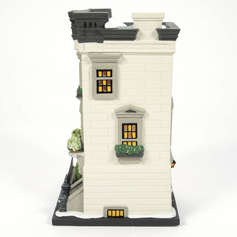 Department 56 Christmas In City 87 West 56th Street Lighted Building - 6013404