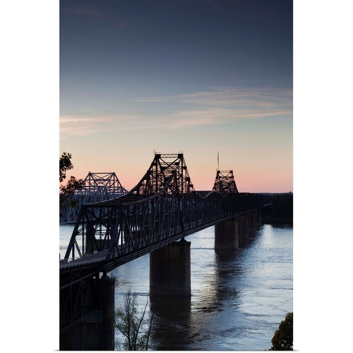 Shop Interstate 20 Bridge Mississippi River Vicksburg Warren County Mississippi Poster Print Free Shipping On Orders Over 45 Overstock 16892893