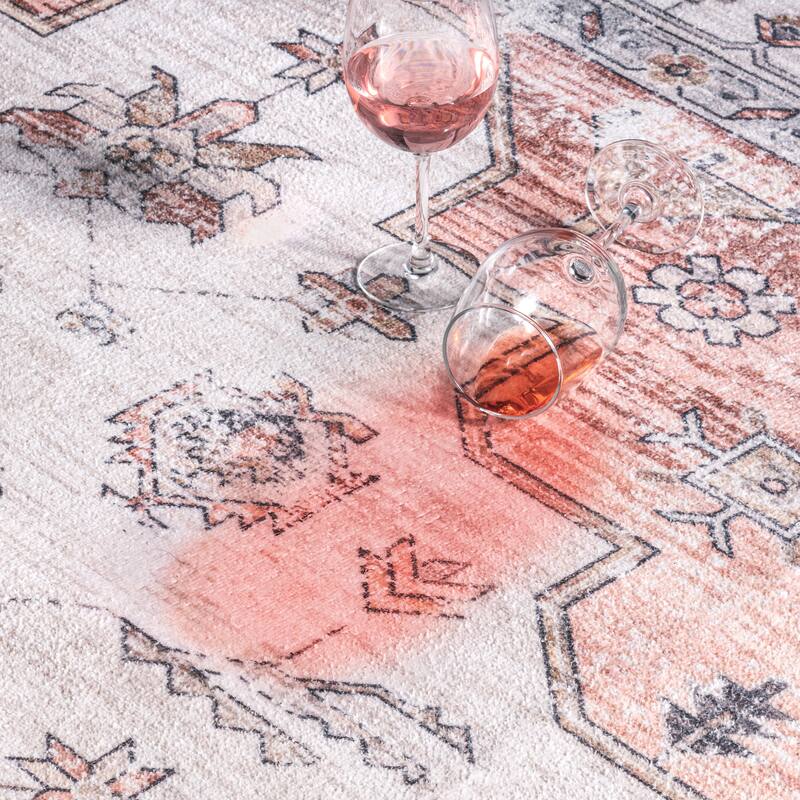 Nuloom Ariana SpinClean Machine Washable Abstract Area Rug