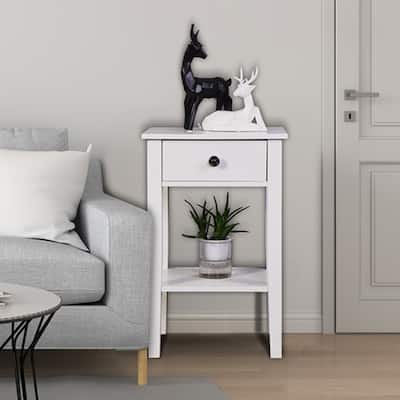 Bathroom Floor-standing Storage Table with a Drawer