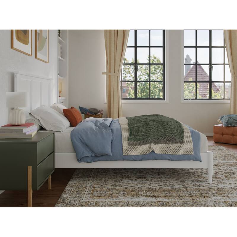 Charlotte Solid Wood Low Profile Platform Bed