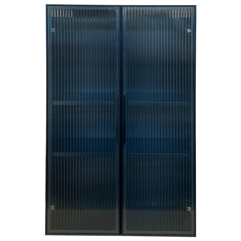 Wall Mounted Kitchen Storage Cabinet With Glass Door, Glass Kitchen Wall Storage Cabinet