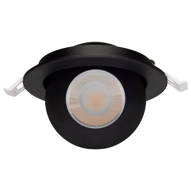 Starfish 9W LED Gimbal Downlight 4 Inch 2700K-5000K RGB Tunable White Remote Driver Black