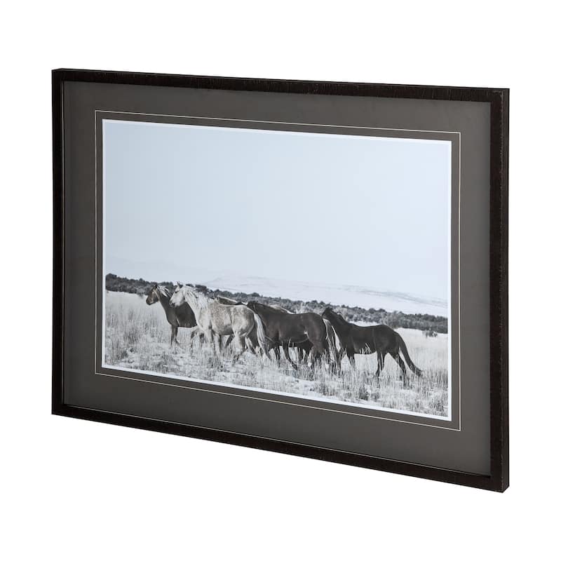 Horse Fort Ranch 12 Framed Art Print