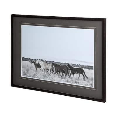 Horse Fort Ranch 12 Framed Art Print