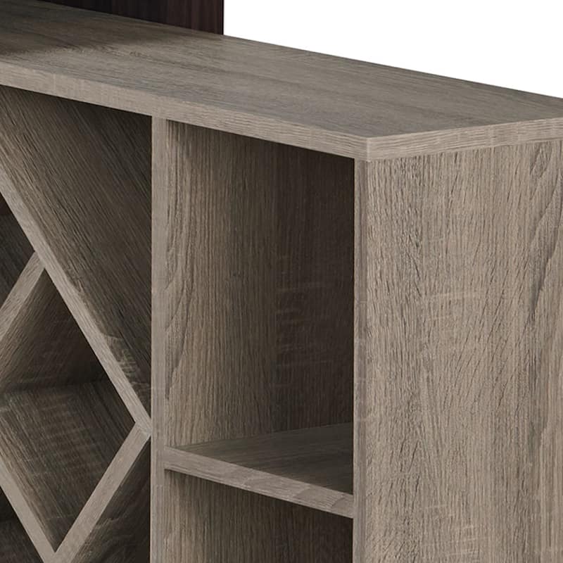 Samtredia Chestnut Brown 47-inch Wood Modular Computer Desk by Copper Grove