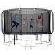 preview thumbnail 1 of 5, 16 FT Easy Assembly Trampoline for Family,Outdoor Jumping Trampoline with Safety Enclosure Net Kids