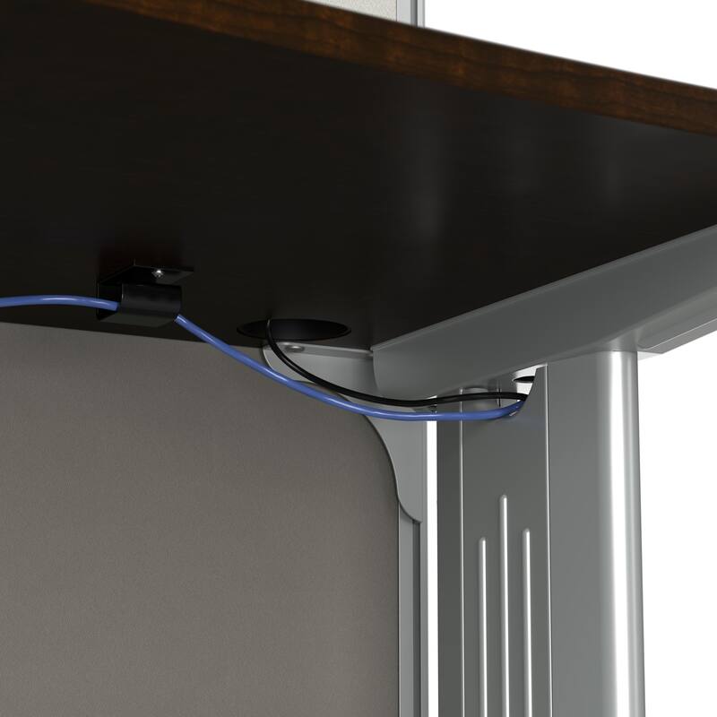 Office in an Hour 65W L-Shaped Workstation by Bush Business Furniture