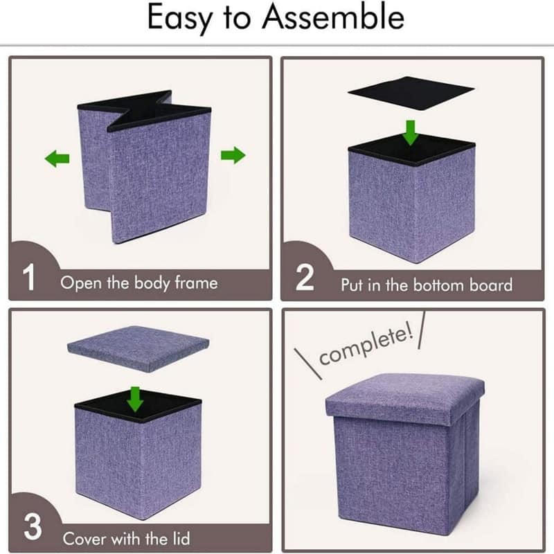 Square Ottoman 15x15x15 inches